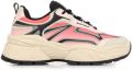 BUFFALO Sneakers laag 'Glaw' grijs rosa bloedrood zwart - Grijs