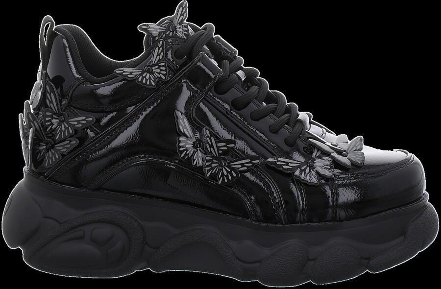 Buffalo Plateausneakers CORIN BUTTERFLIES vrijetijdsschoen lage schoen veterschoen streetwear vegan - Foto 2
