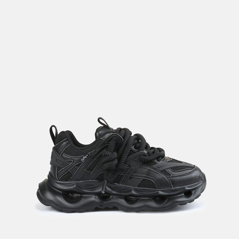 BUFFALO Sneakers laag 'Malaga' zwart