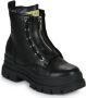 Buffalo Aspha Zip Laarzen Zwart 1622070 Black Dames - Thumbnail 4