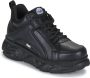 Buffalo Plateausneakers Corin veterschoen vrijetijdsschoen ugly sneaker met typische plateausool - Thumbnail 4