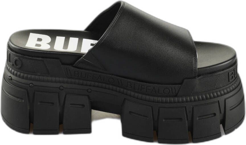 Buffalo Slippers Mules compensées femme Gospher Vegan Nappa