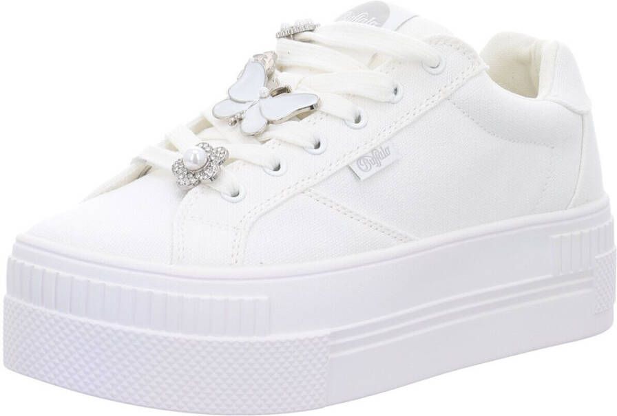 Buffalo Plateausneakers PAIRED ICE veterschoen vrijetijdssneaker lage schoen met sieraandeel