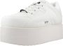 Buffalo Vegan Nappa Damessneakers White Dames - Thumbnail 4