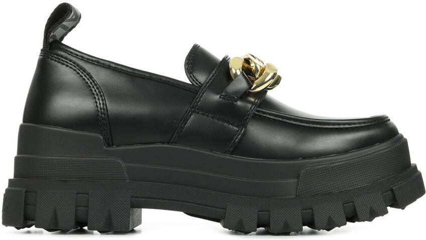 Buffalo Mocassins aspha loafer ketting Black Dames