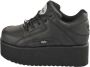 Buffalo Vegan Nubuck Damessneakers Black Dames - Thumbnail 2
