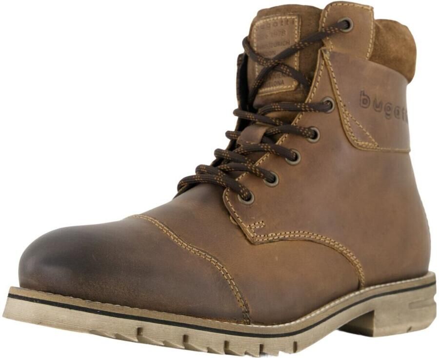 Bugatti Veterlaarzen met labeldetail