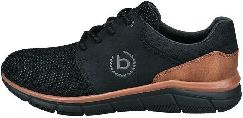 Bugatti Sneakers vrijetijdsschoen veterschoen lage schoen met zijlogo-icoon