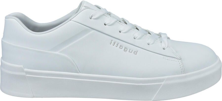 Bugatti Plateausneakers vrijetijdsschoen halfschoen veterschoen met zijlogo-debossing