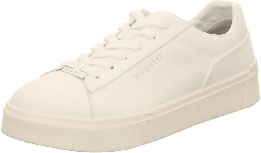 Bugatti Plateausneakers vrijetijdsschoen halfschoen veterschoen met zijlogo-debossing - Foto 3