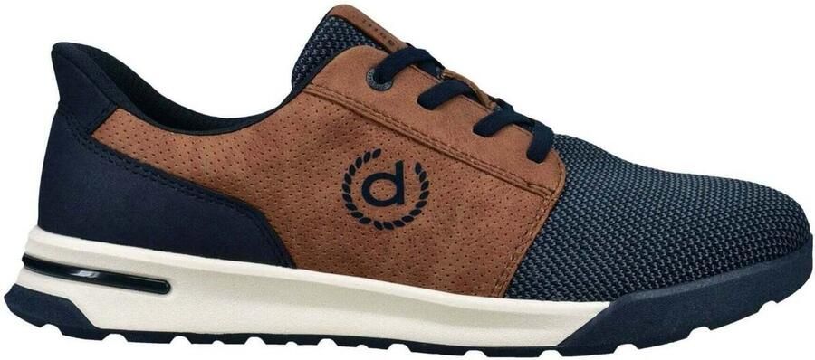 Bugatti Sneakers laag navy duifblauw cognac - Foto 2