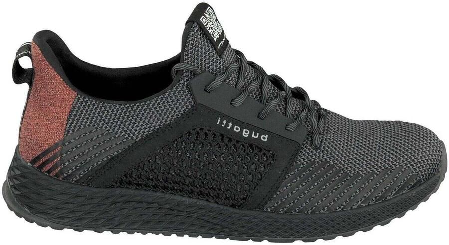 Bugatti Sneakers met sleehak freizeitschoen lage schoen veterschoen met contrastafwerking op de hiel - Foto 3