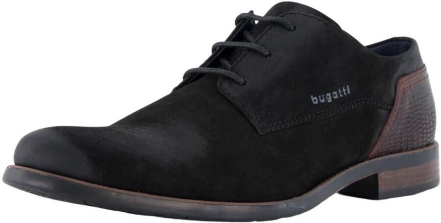 Bugatti Zwart nub. laag A2512 Zwart - Foto 2