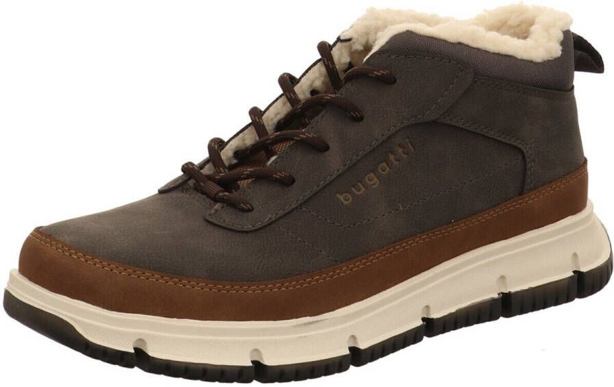 Bugatti Sneakers High top sneaker veterboots met modieuze profielzool warme voering
