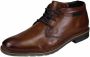 Bugatti Klassieke Leren Veterschoen Brown Heren - Thumbnail 2