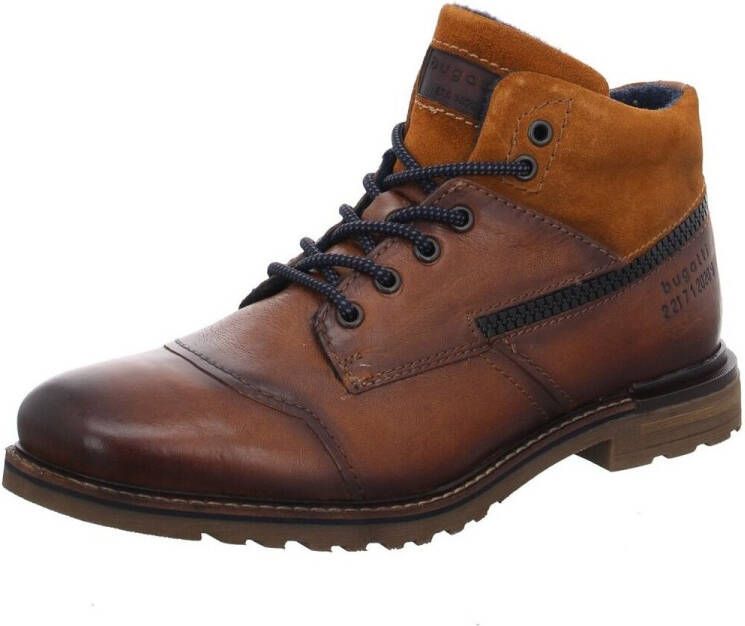 Bugatti Hoge veterschoenen in used-look