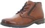 Bugatti leren heren veterschoenen cognac bruin Uitneembare zool - Thumbnail 4