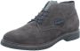 Bugatti hoge bruine suede heren veterschoenen Echt leer - Thumbnail 3
