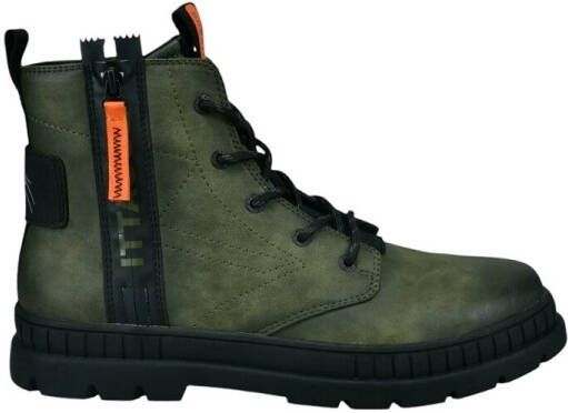 Bugatti Veterboots met labeldetails model 'Pallario'