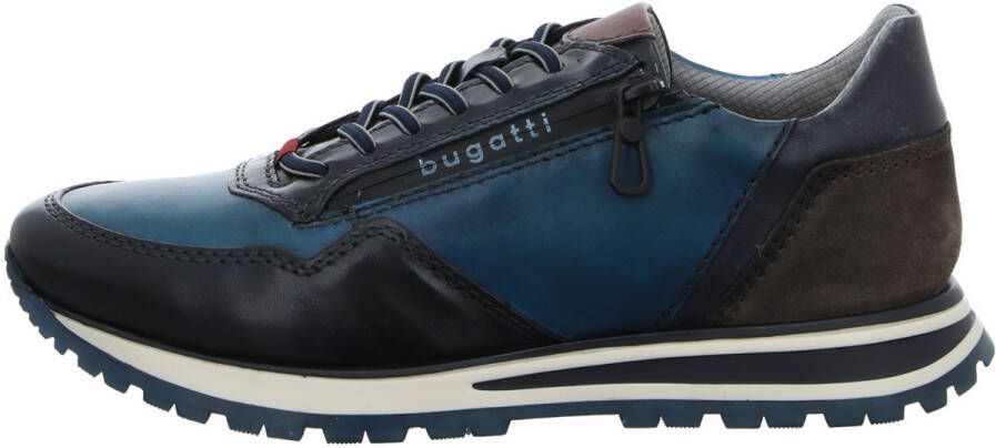 Bugatti Sneakers van leer met ritssluiting model 'Philip'
