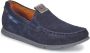 Bugatti Clipperton Instappers blauw Suede - Thumbnail 3