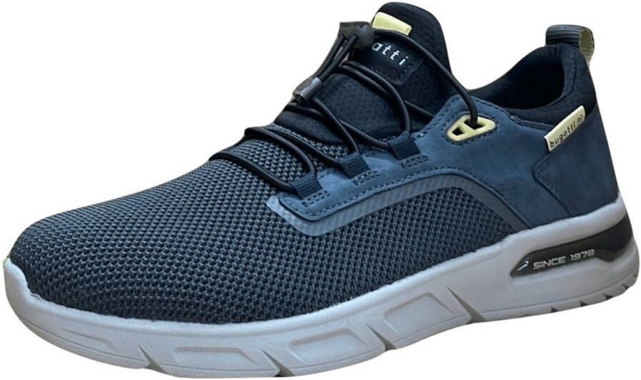 Bugatti Slip-on sneakers met label vrijetijdsschoen lage schoen instapschoen