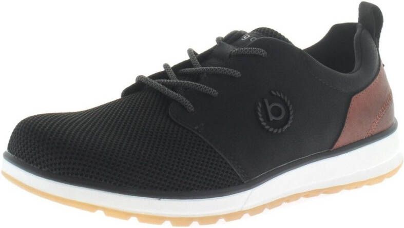 Bugatti Sneakers met sierstiksels vrijetijdsschoen lage schoen veterschoen