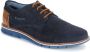 Bugatti Simone Comfort Veterschoenen Laag blauw - Thumbnail 4