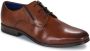 Bugatti Veterschoenen Pak schoen zakelijke schoen met logo en fijne blokhak - Thumbnail 1