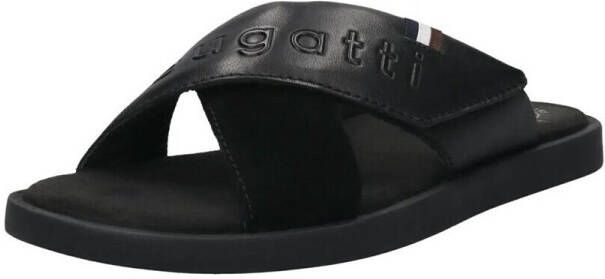Bugatti Leren sandalen met labelopschrift model 'Derek'