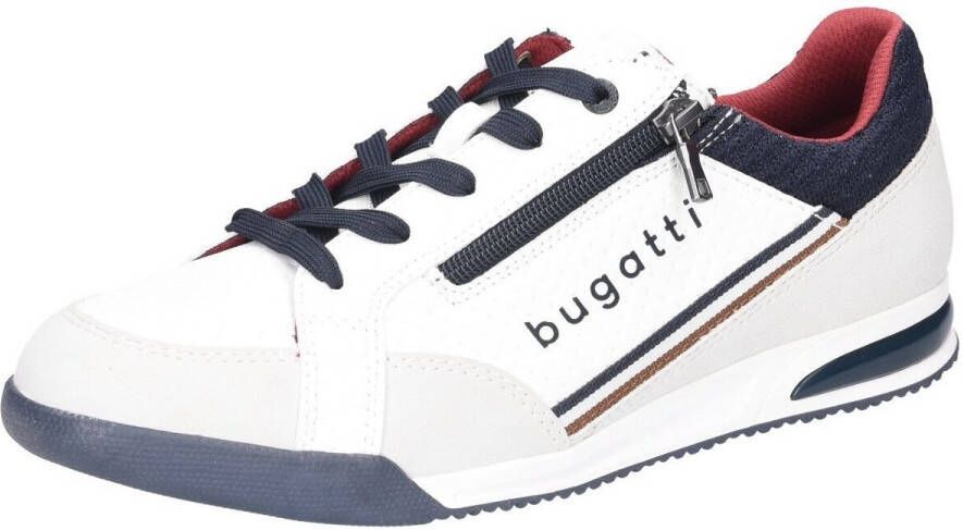 Bugatti Sneakers veterschoen lage schoen vrijetijdsschoen met contrastafwerkingen