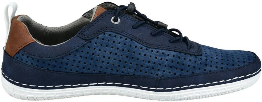 Bugatti Slip-on sneakers vrijetijdsschoen lage schoen slipper met gaatjespatroon