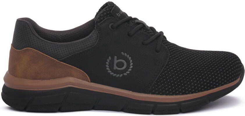 Bugatti Sneakers vrijetijdsschoen veterschoen lage schoen met zijlogo-icoon