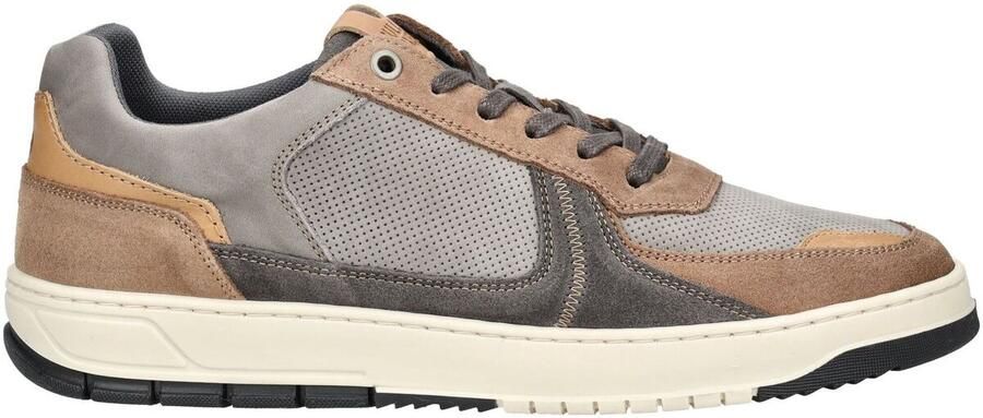 Bullboxer Heren Sneaker Grijs Grau