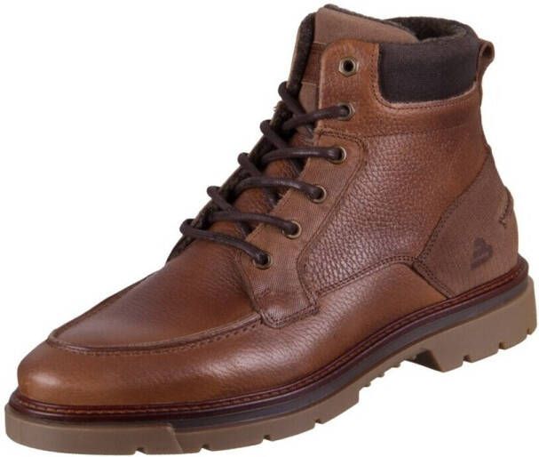 Bullboxer Hoge Sneakers Ravi High Lace Tan Cognac