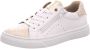 Bullboxer Witte lage sneakers met gouden accenten White - Thumbnail 4