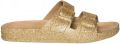 Cacatoès Platte sandalen Trancoso - Goud