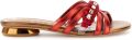 Café Noir Platte sandalen C1FC9027 - Rood