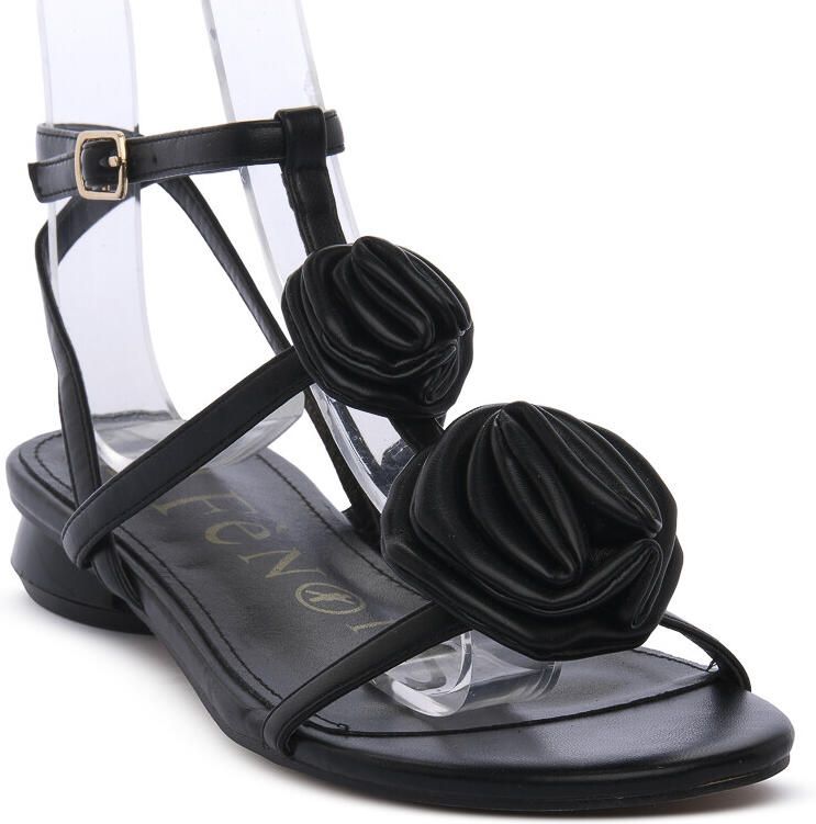 Café Noir Platte sandalen CAFE NOIR LACCIO ALLA CAVIGLIA