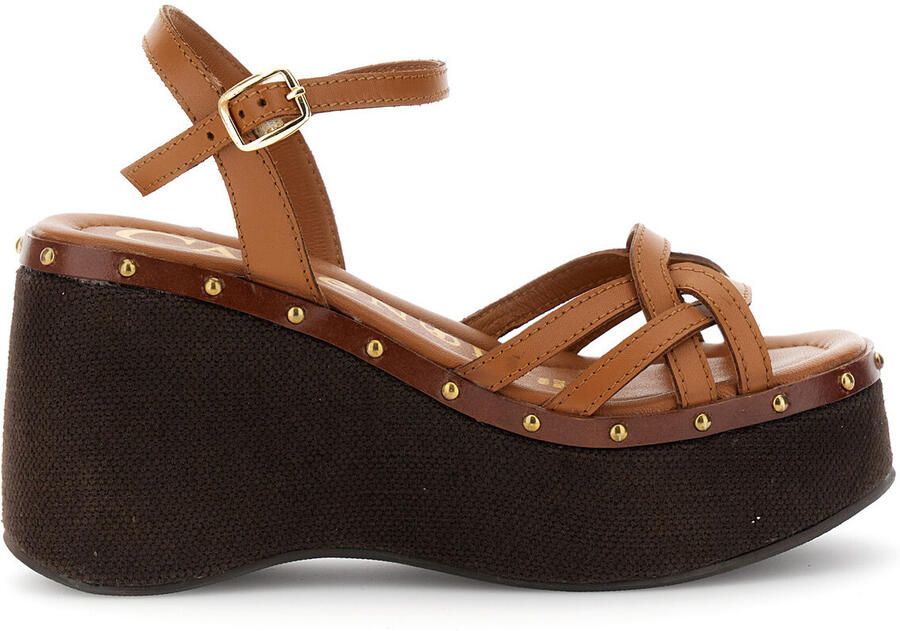 Café Noir Sandalen met sleehak C1GE1026