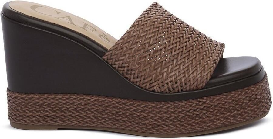 Café Noir Sandalen met sleehak CAFE NOIR CIABATTA