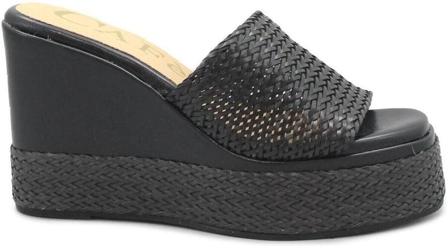 Café Noir Sandalen met sleehak CAF-E26-GG9700-N001