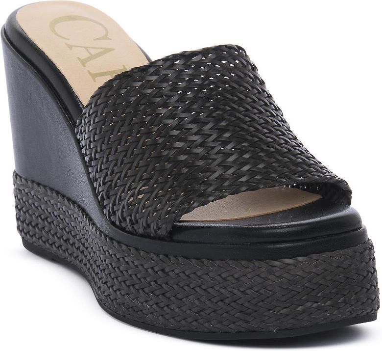 Café Noir Sandalen met sleehak CAFE NOIR CIABATTA