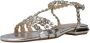 CafèNoir Stijlvolle Platte Sandalen Gray Dames - Thumbnail 3