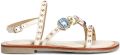 Café Noir Platte sandalen C1GE4003 - Beige