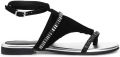 Café Noir Platte sandalen C1GG5552 - Zwart