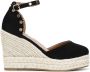 Café Noir Wedges in zwart voor Dames - Thumbnail 1