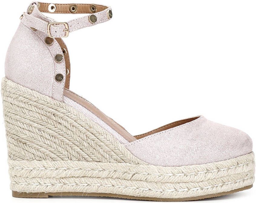 Café Noir Wedges in roze voor Dames