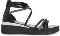 Café Noir Sandalen met sleehak C1XO9015 - Zwart