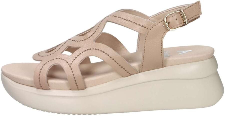 CallagHan Sandalen met sleehak 29929